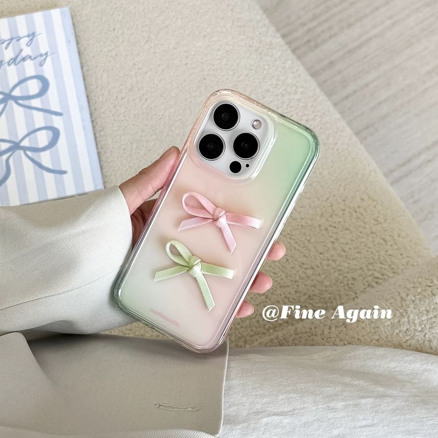 Ribbon Phone Case Finger Strap /