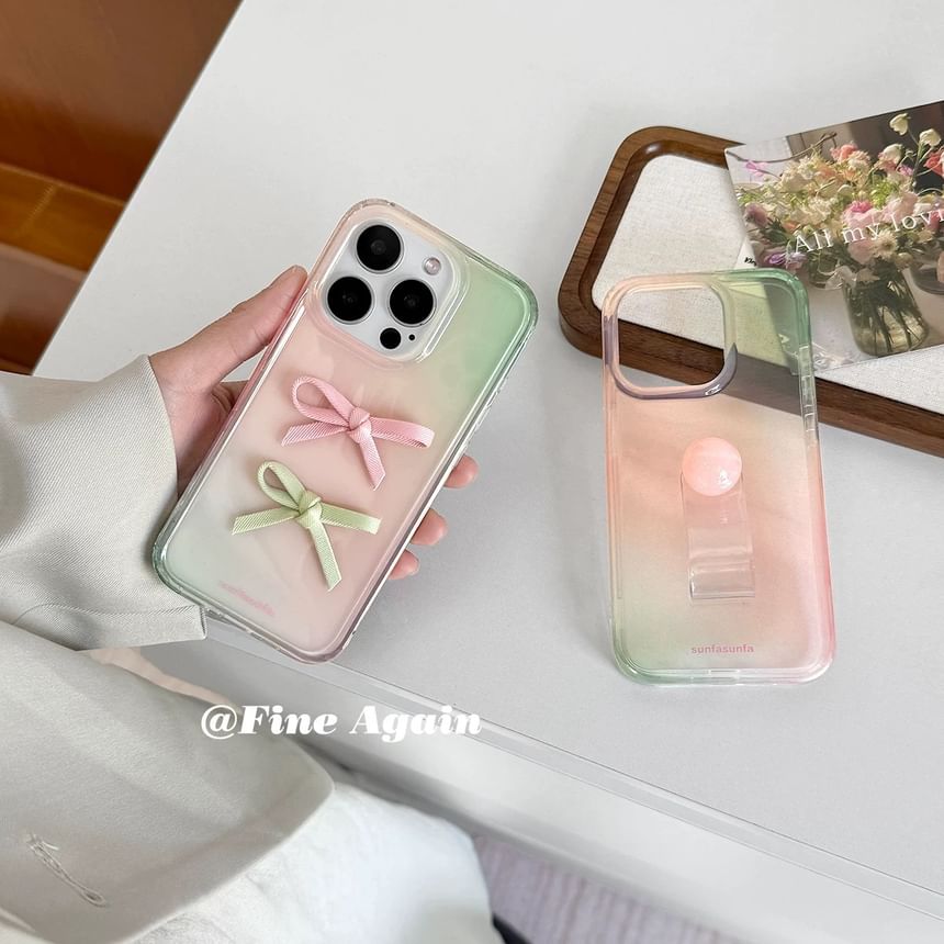 Ribbon Phone Case Finger Strap /
