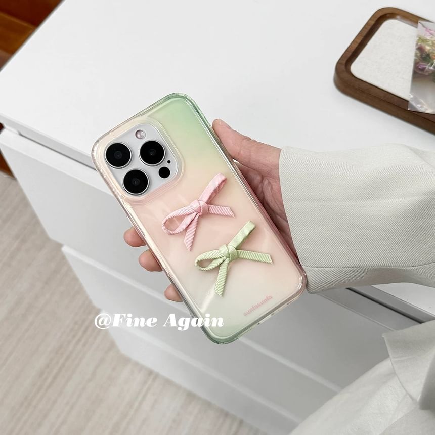Ribbon Phone Case Finger Strap /