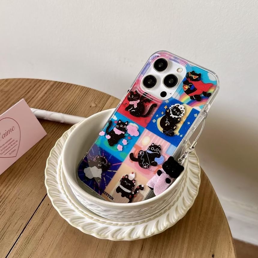 Set Cat / Phone Case Charm