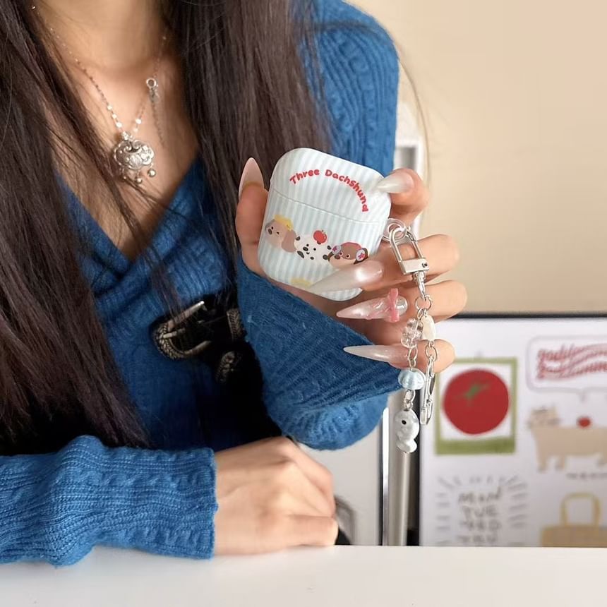 Apple Dog / Plaid AirPods Case Skin Earphone Pro