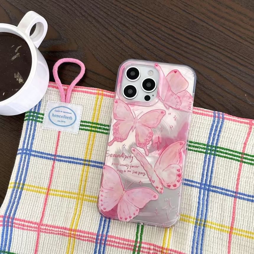 Floral Case Set / Phone Strap