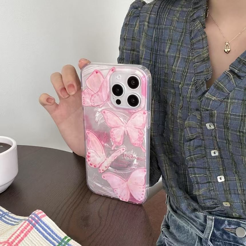 Floral Case Set / Phone Strap