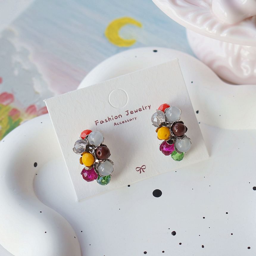 Earring Stud 925 Sterling Silver Bead