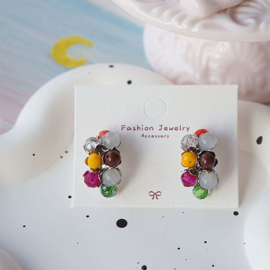 Earring Stud 925 Sterling Silver Bead