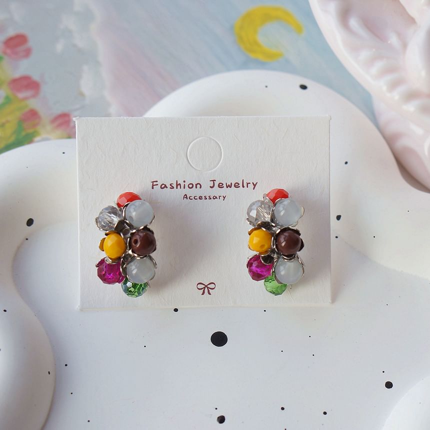 Earring Stud 925 Sterling Silver Bead