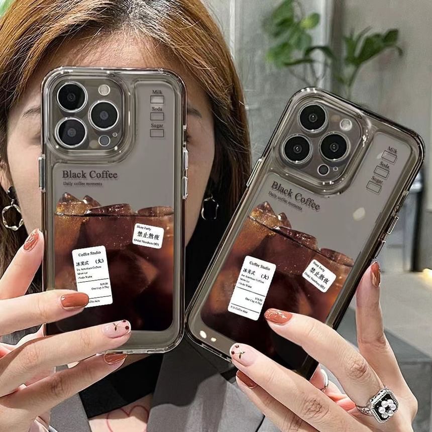 Coffee Phone Case Transparent