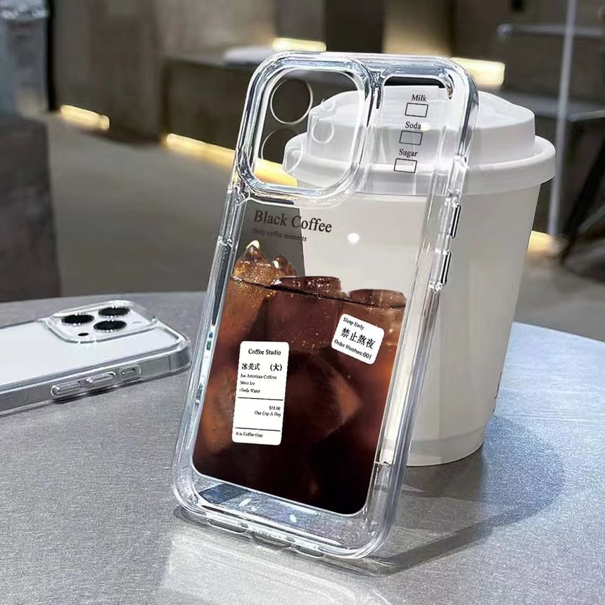 Coffee Phone Case Transparent