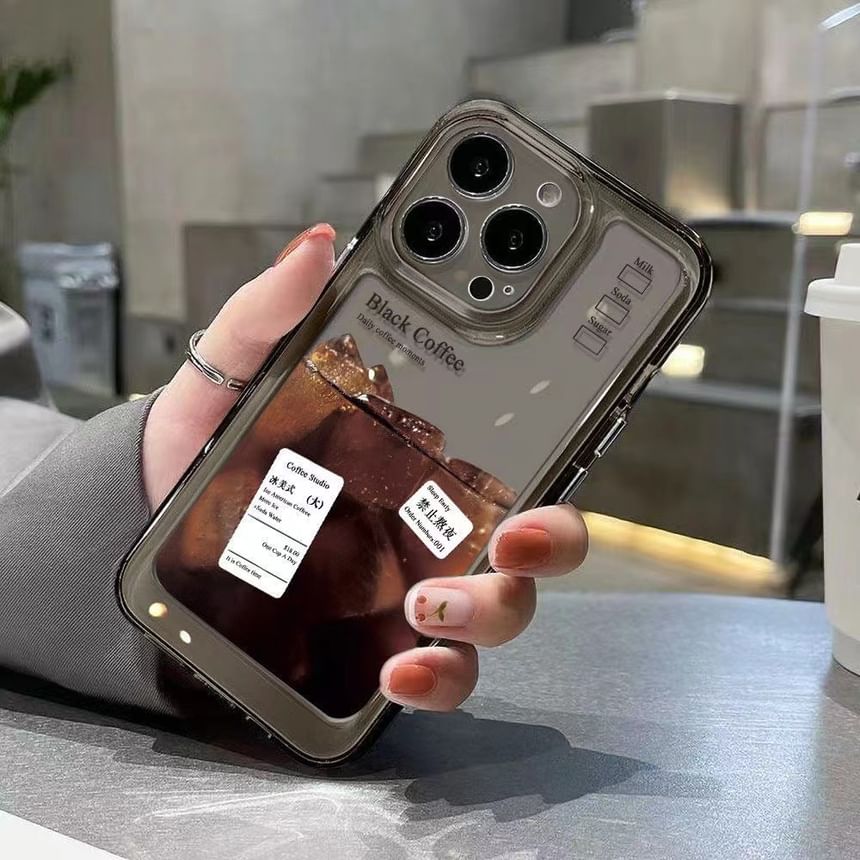 Coffee Phone Case Transparent