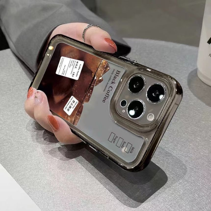 Coffee Phone Case Transparent