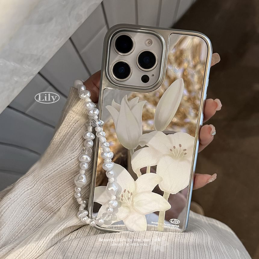 Floral Strap Print / Phone Set Case