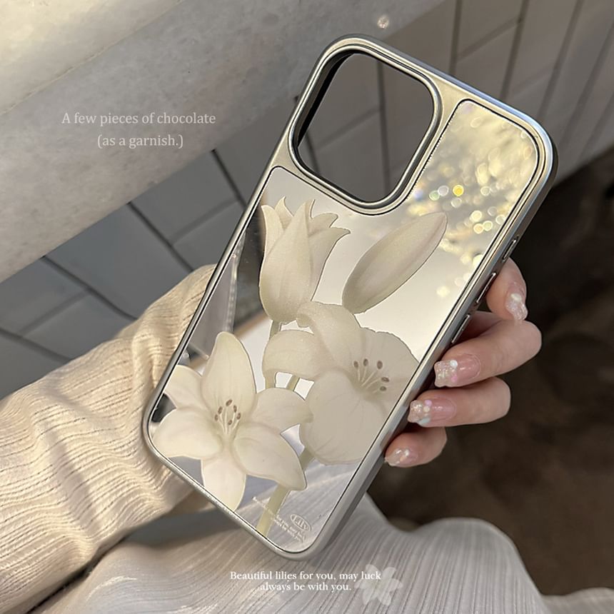 Floral Strap Print / Phone Set Case