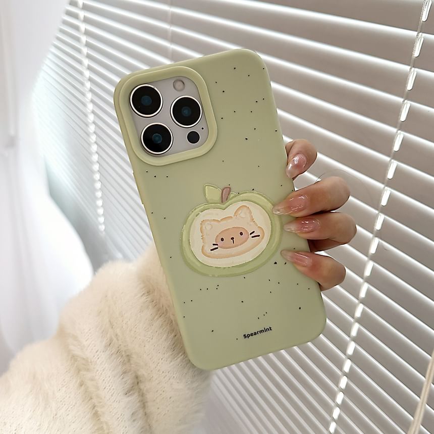 Cat / Set Bead Case Strap Phone Print