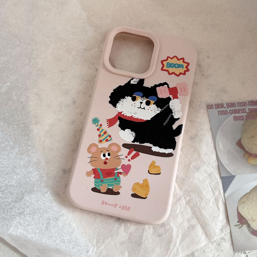 Print Set Bead Case Phone / Cartoon Strap