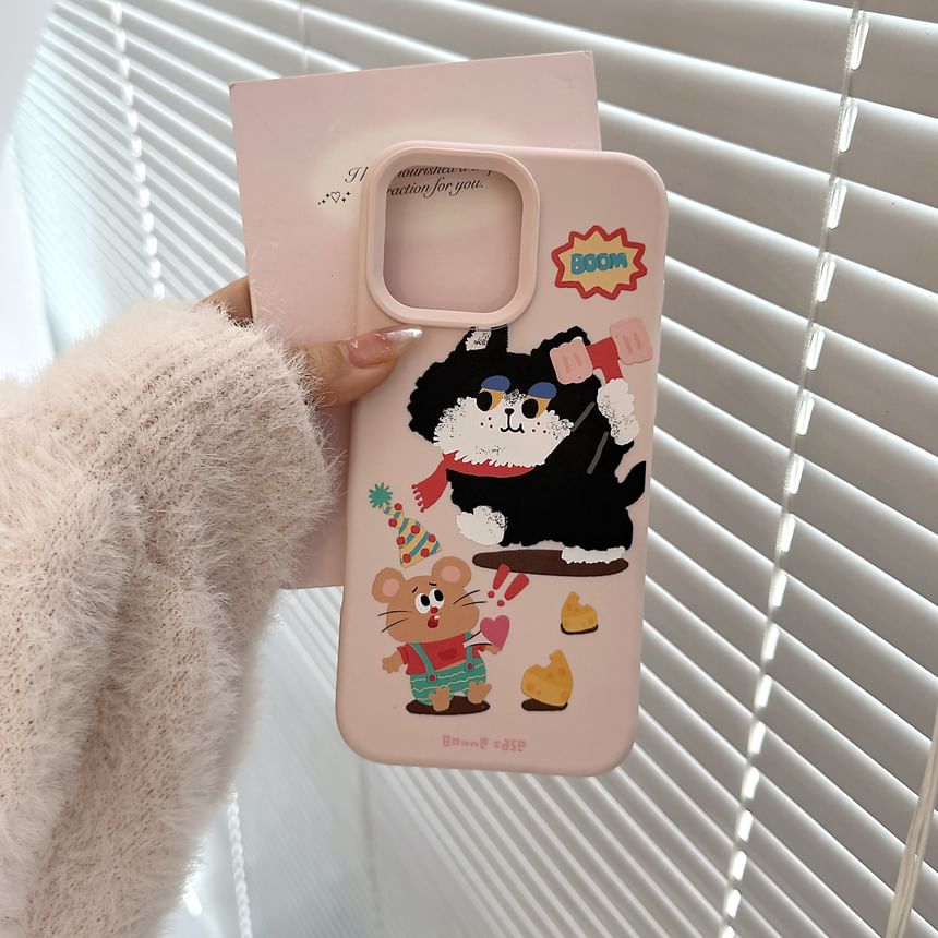 Print Set Bead Case Phone / Cartoon Strap