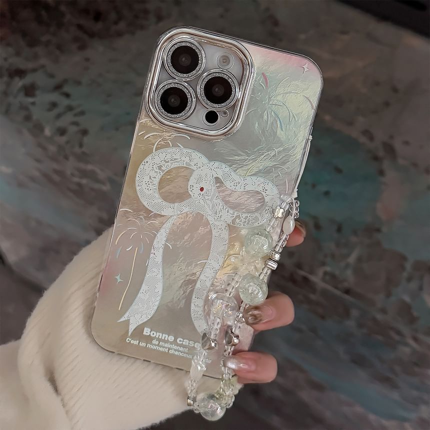 Bead Snake / Set Print Strap Case Phone
