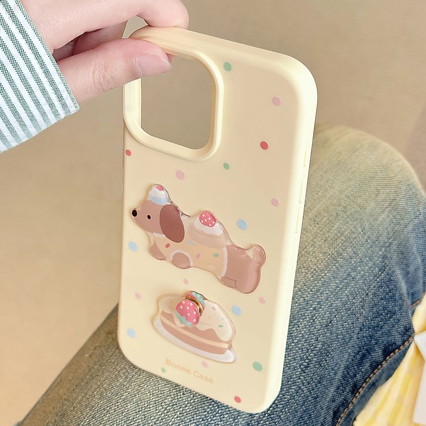 Bead Set Dog Strap / Case Phone Print