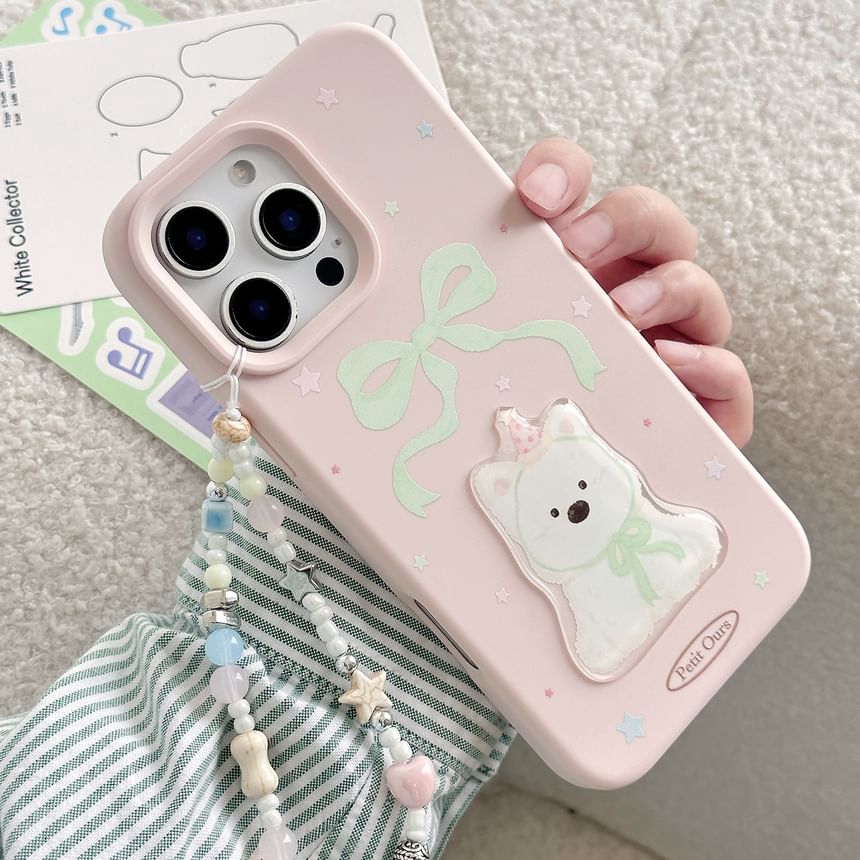 Print / Phone Bead Dog Set Case Strap