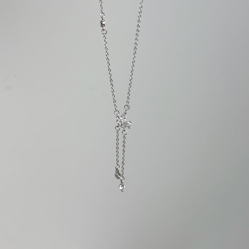 Necklace Lariat Butterfly