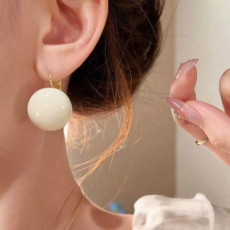 Drop Bead Alloy Earring