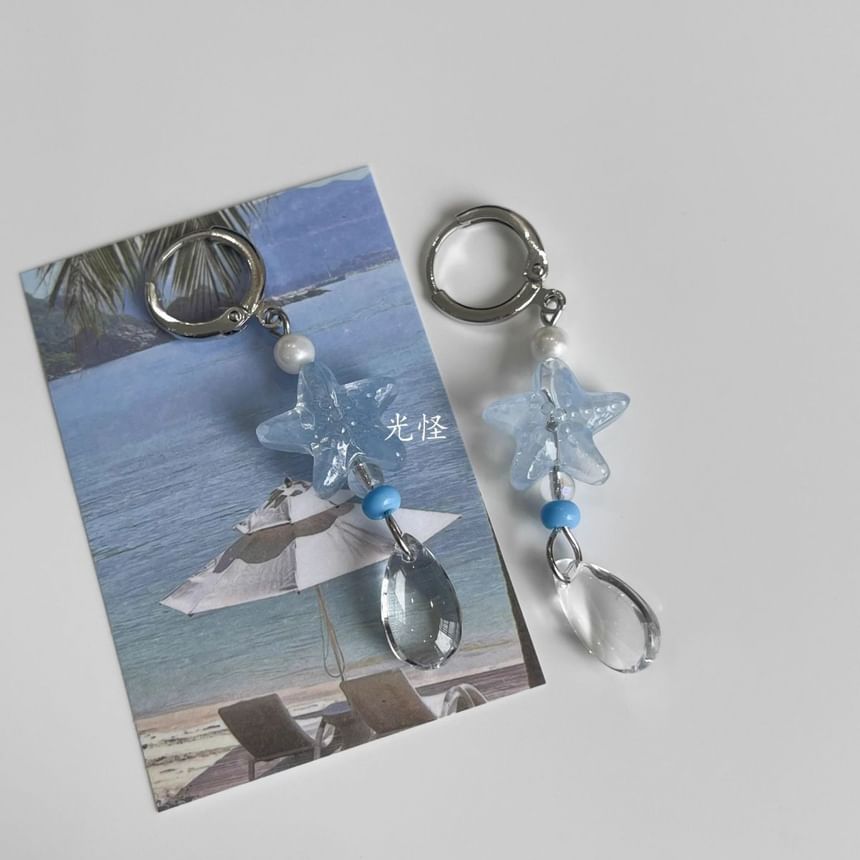 Dangle Earring Star Alloy