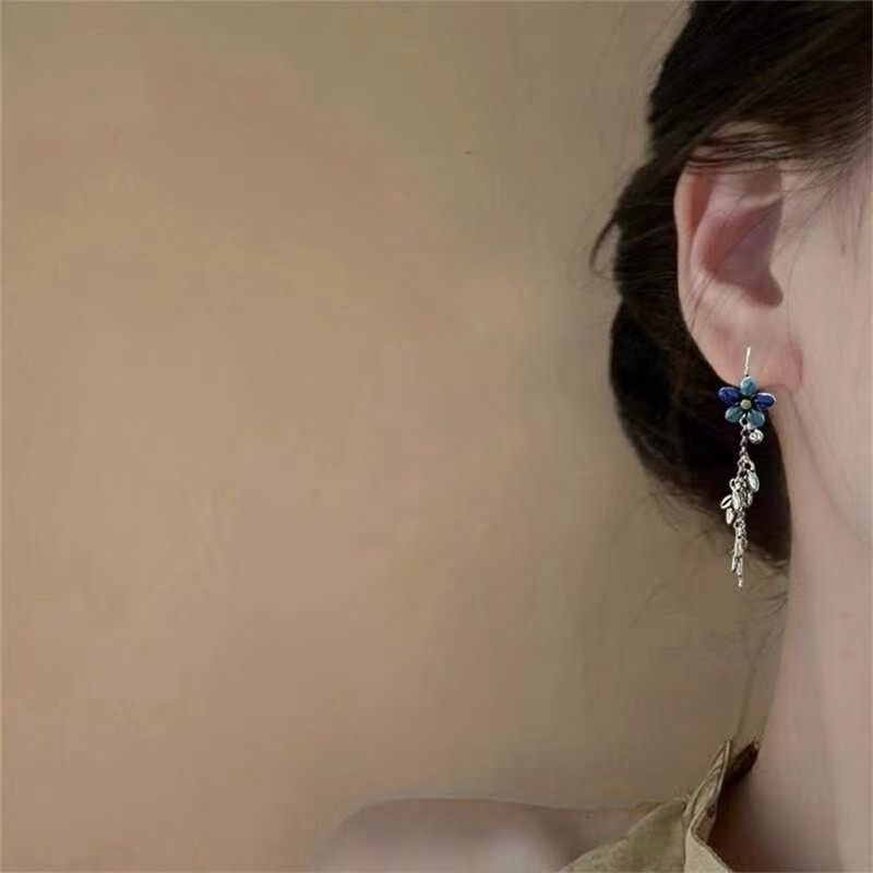 Floral Alloy Earring Dangle