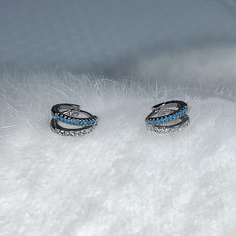 Huggie Earring Rhinestone