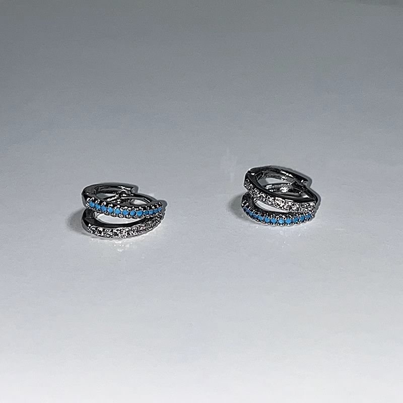 Huggie Earring Rhinestone