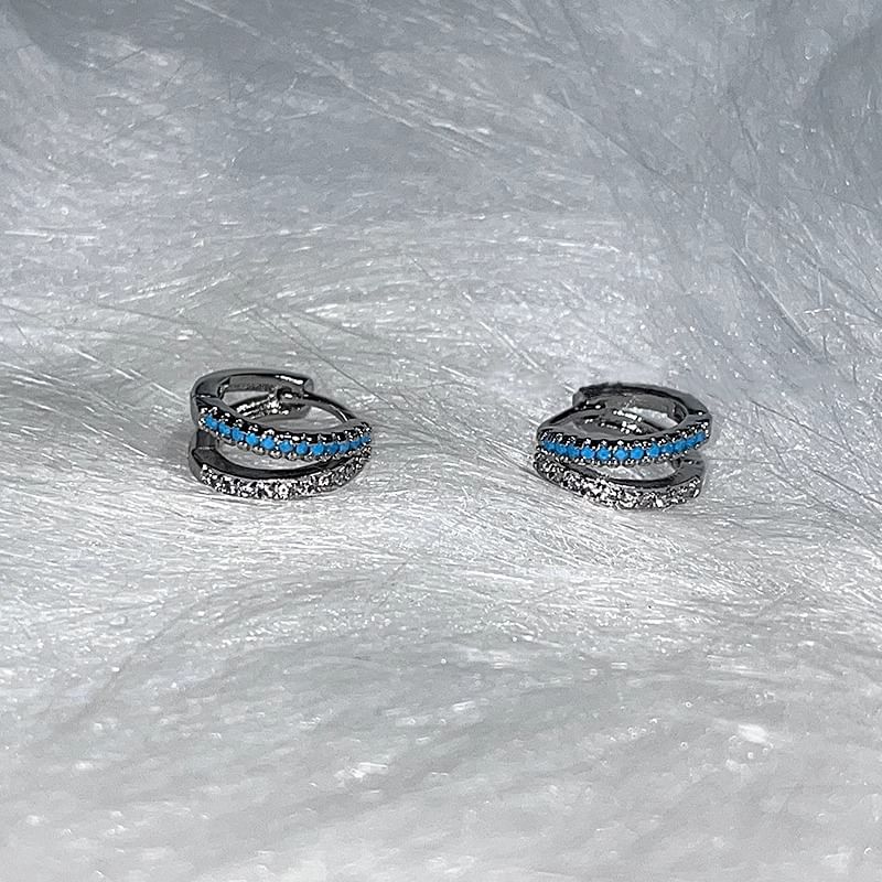 Huggie Earring Rhinestone