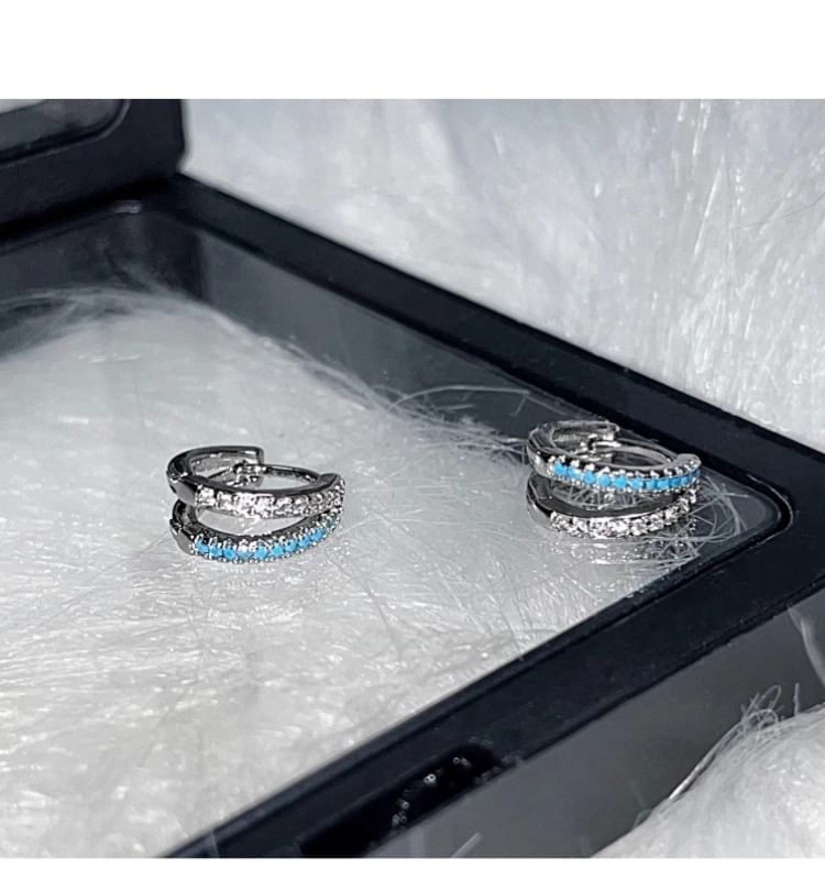 Huggie Earring Rhinestone