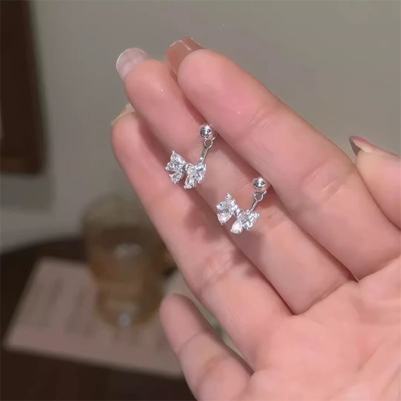 Bow Rhinestone Jacket Ear