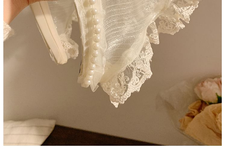 Headband Trim Butterfly Lace Applique
