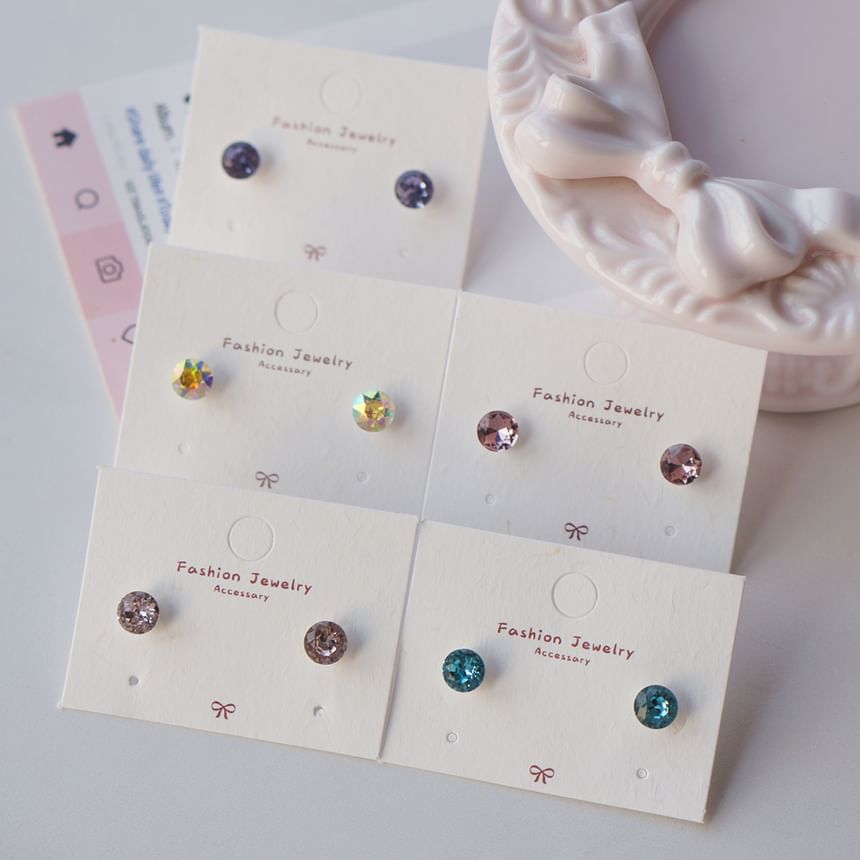 Rhinestone Earring Stud