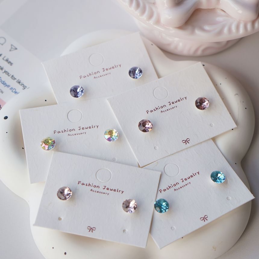 Rhinestone Earring Stud