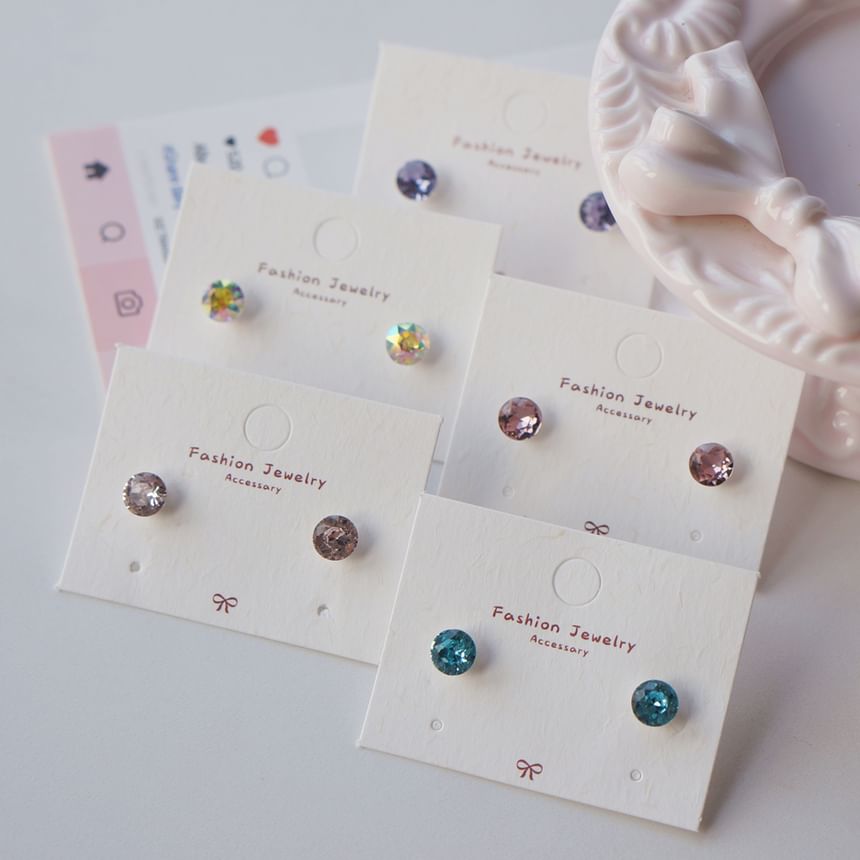 Rhinestone Earring Stud