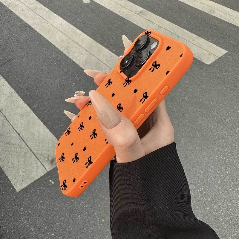 iPhone Bow Print Case