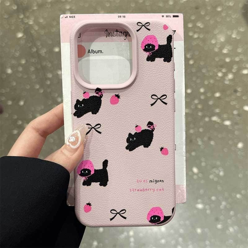 iPhone Cat Print Case