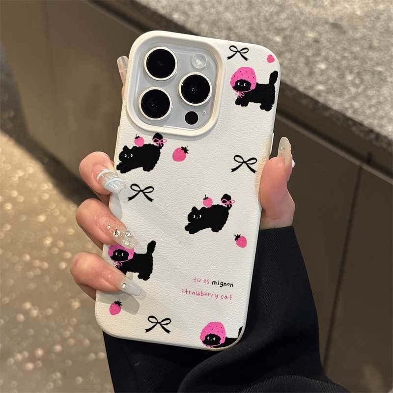 iPhone Cat Print Case