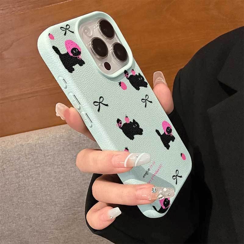 iPhone Cat Print Case
