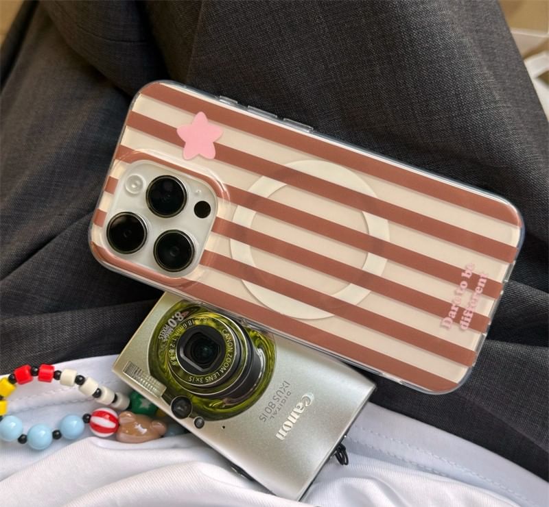 MagSafe) with Case Star Striped Phone (Compatible Magnetic