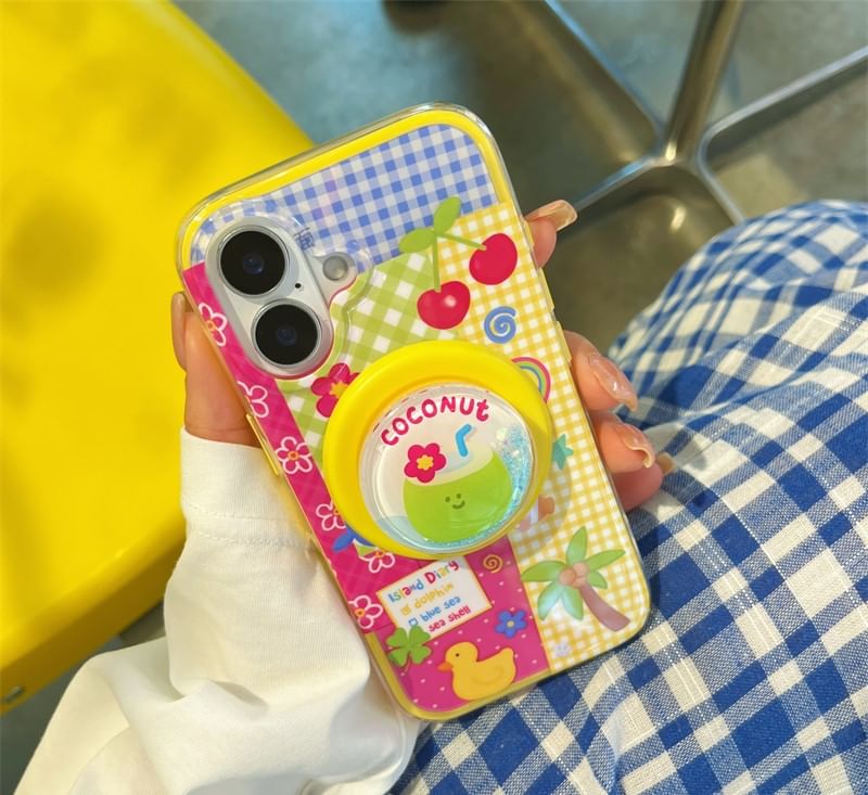 Panel (Compatible MagSafe) Phone Magnetic with Case Cartoon