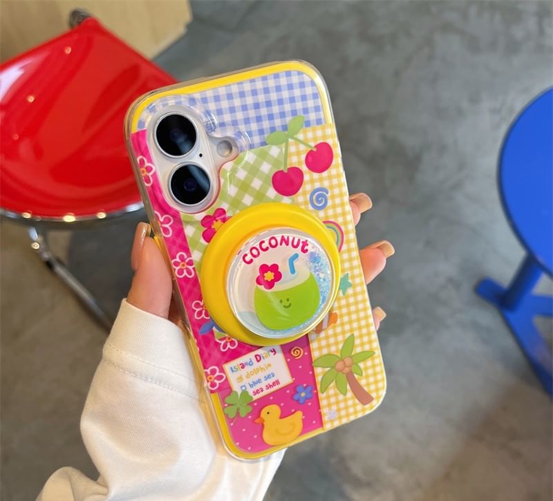 Panel (Compatible MagSafe) Phone Magnetic with Case Cartoon