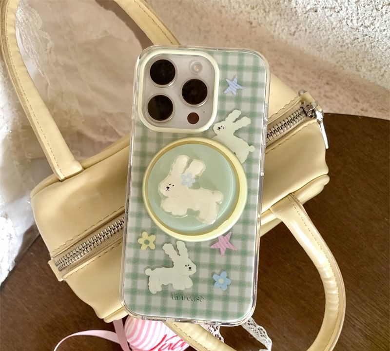 Rabbit Case Plaid Phone