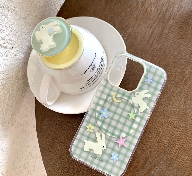 Rabbit Case Plaid Phone