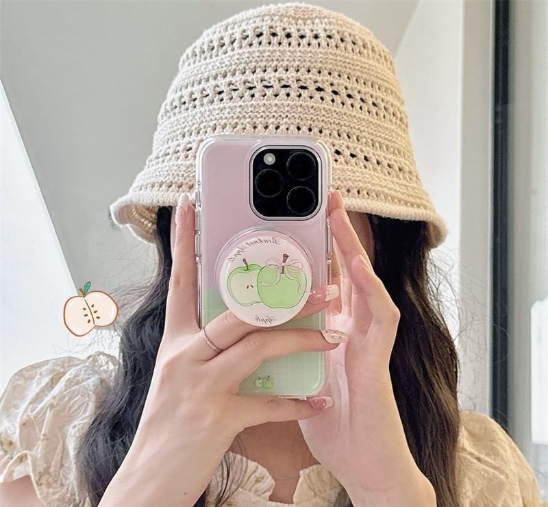 with Magnetic Phone (Compatible Plaid Apple Case MagSafe)