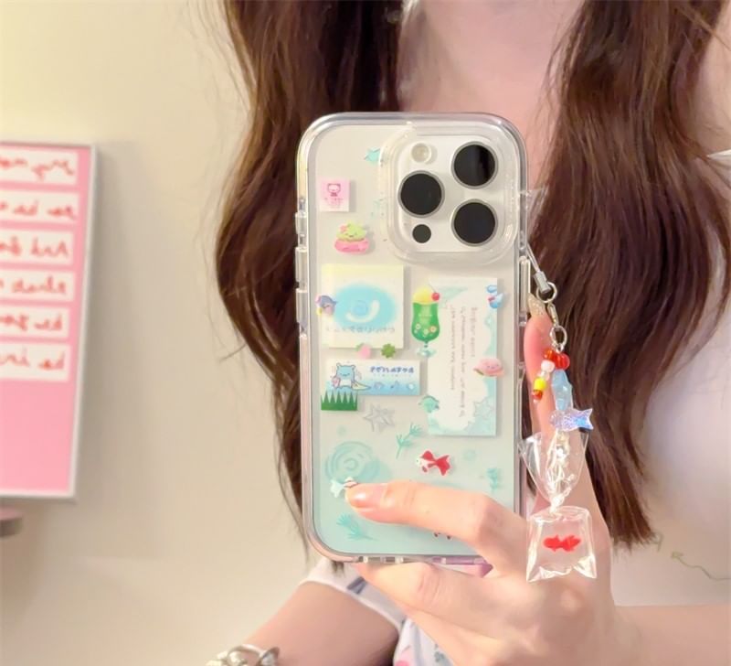 Case Charm Goldfish Set Phone /