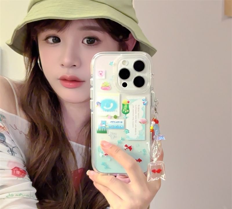 Case Charm Goldfish Set Phone /