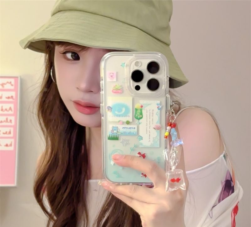 Case Charm Goldfish Set Phone /