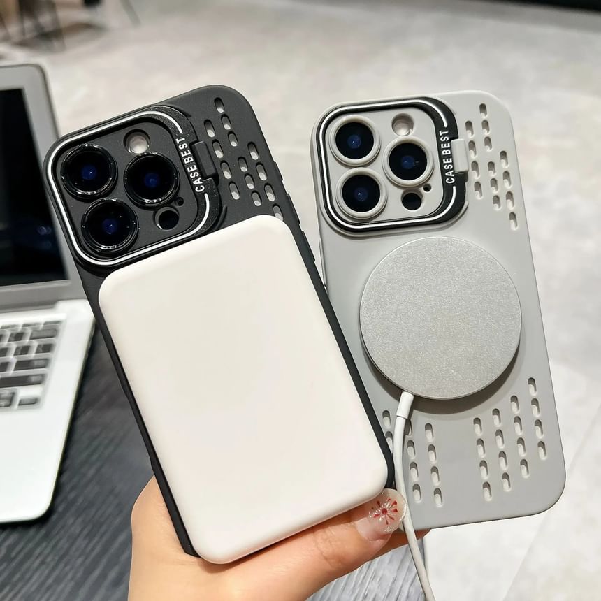 Perforated MagSafe) Magnetic (Compatible iPhone Case with