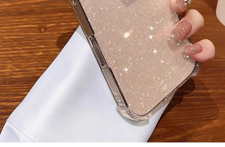 Glitter Case iPhone Transparent